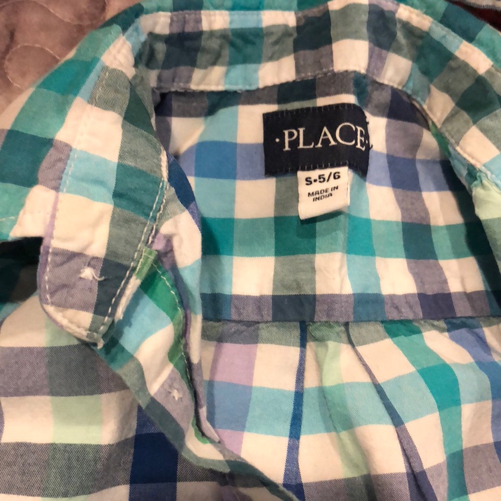 Boys children’s place button down shirt final sale